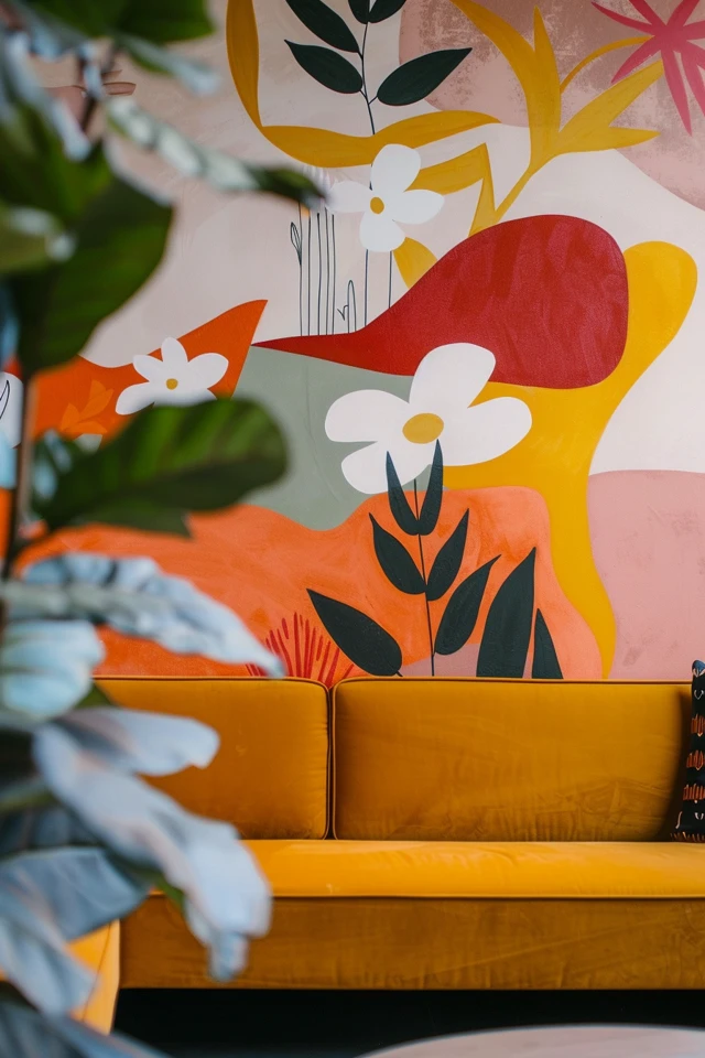 Living Room Mural Ideas