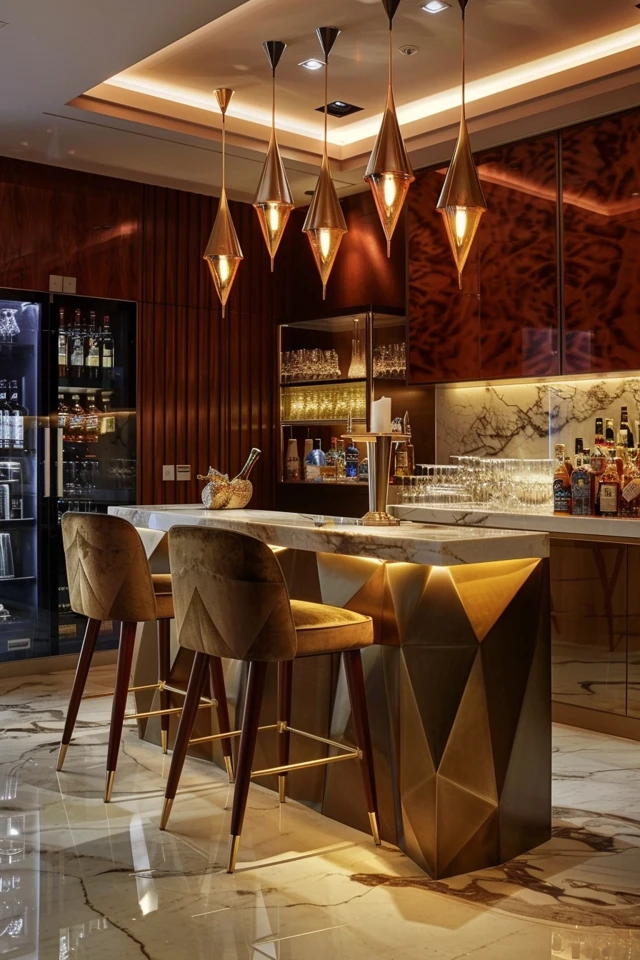 5 Luxury Home Bar Lighting Ideas