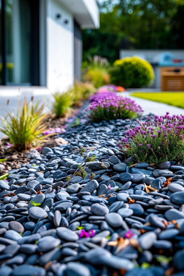 Rock Mulch Ideas for Stylish Garden Landscapes