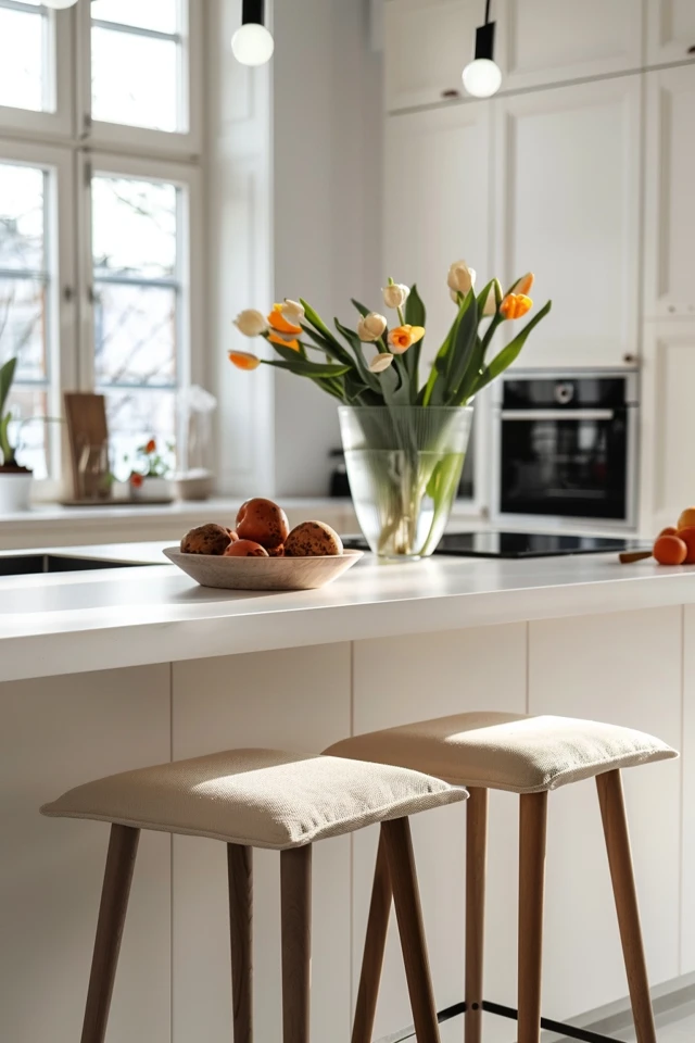 Stylish White Kitchen Island Designs