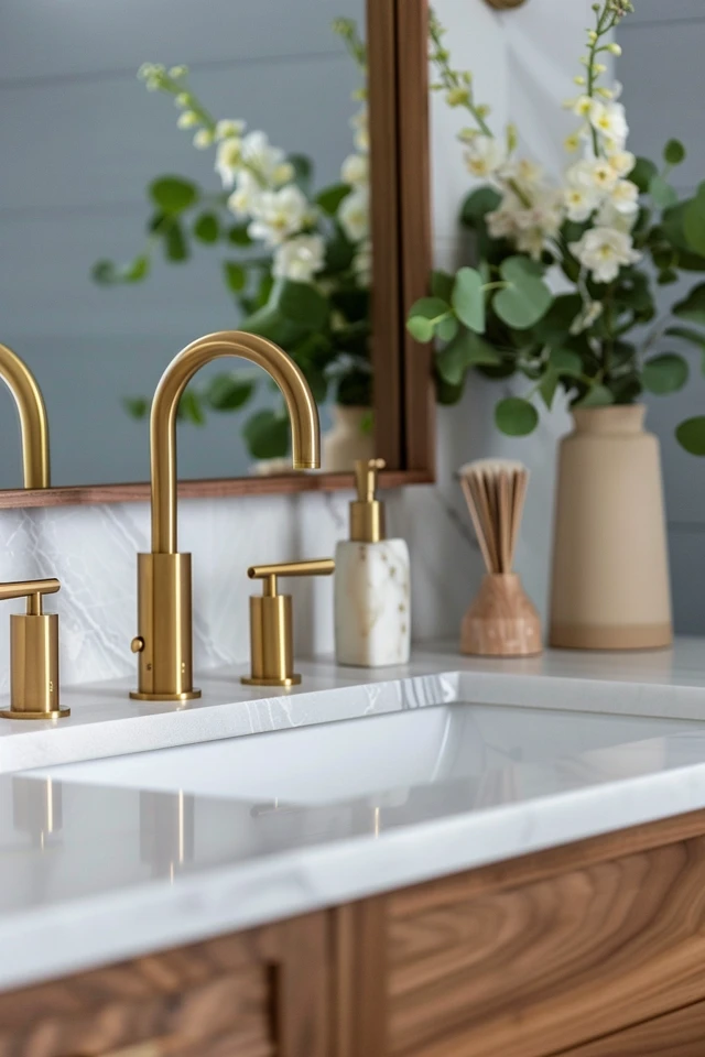 Emphasizing Elegance with Materials and Fixtures