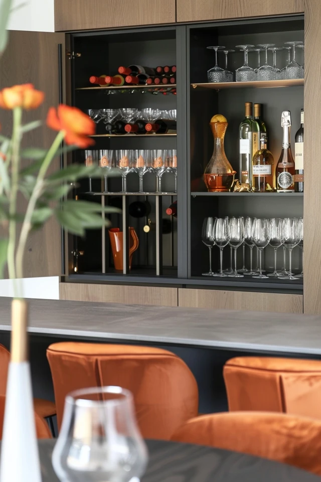 Chic Kitchen Bar Cabinet Ideas for Your Home