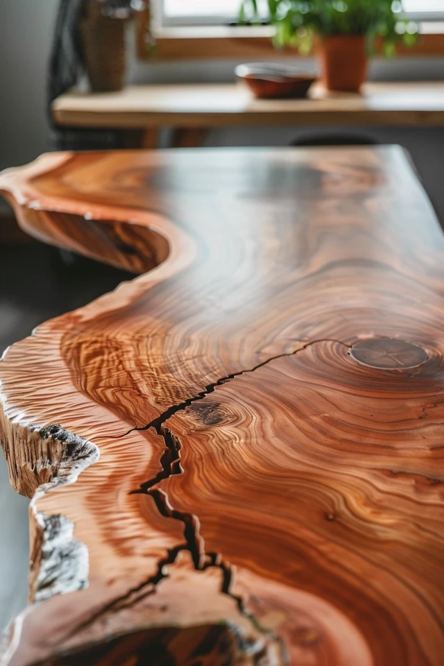 Creative Live Edge Wood Ideas for Your Home