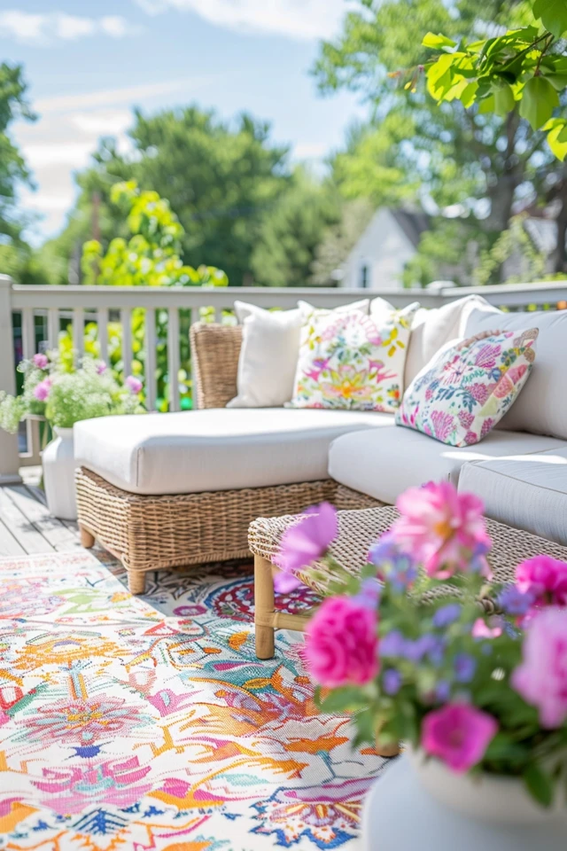 5 Tips for Deck Design with Outdoor Rugs