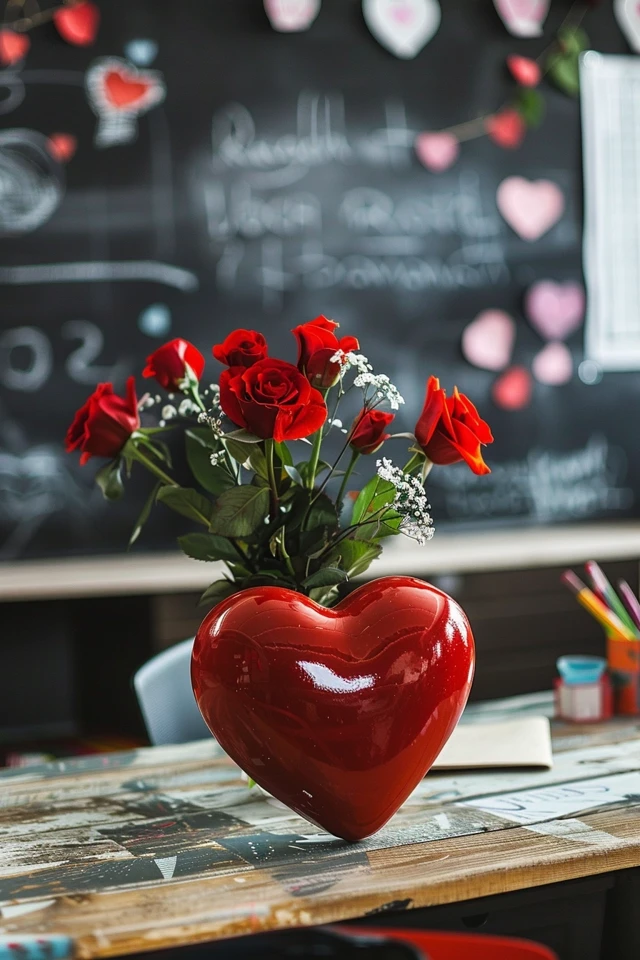 Classroom Valentine’s Day Decorations and Crafts
