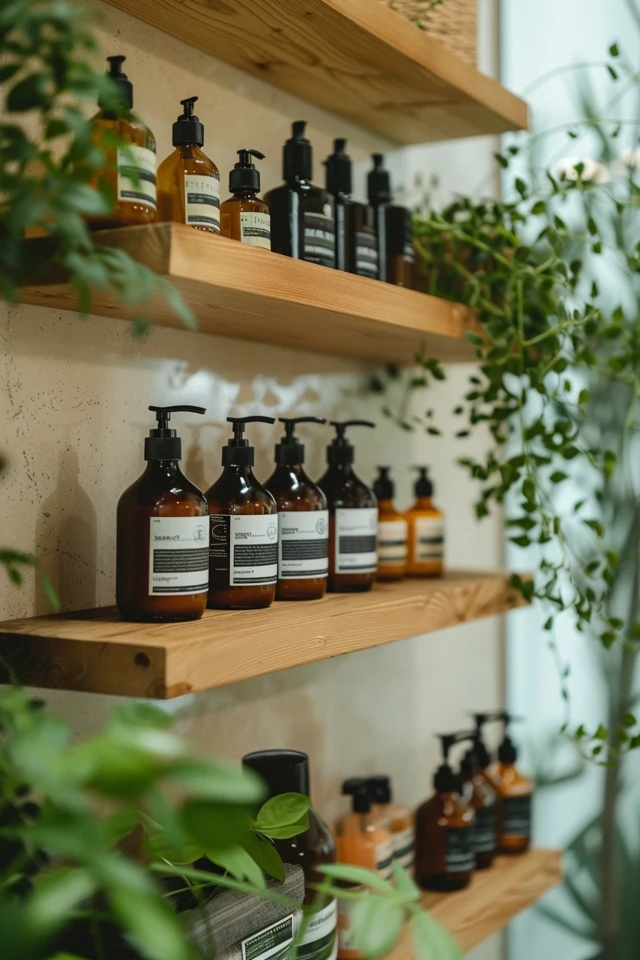 Maximizing Space with Corner Shelves and Storage