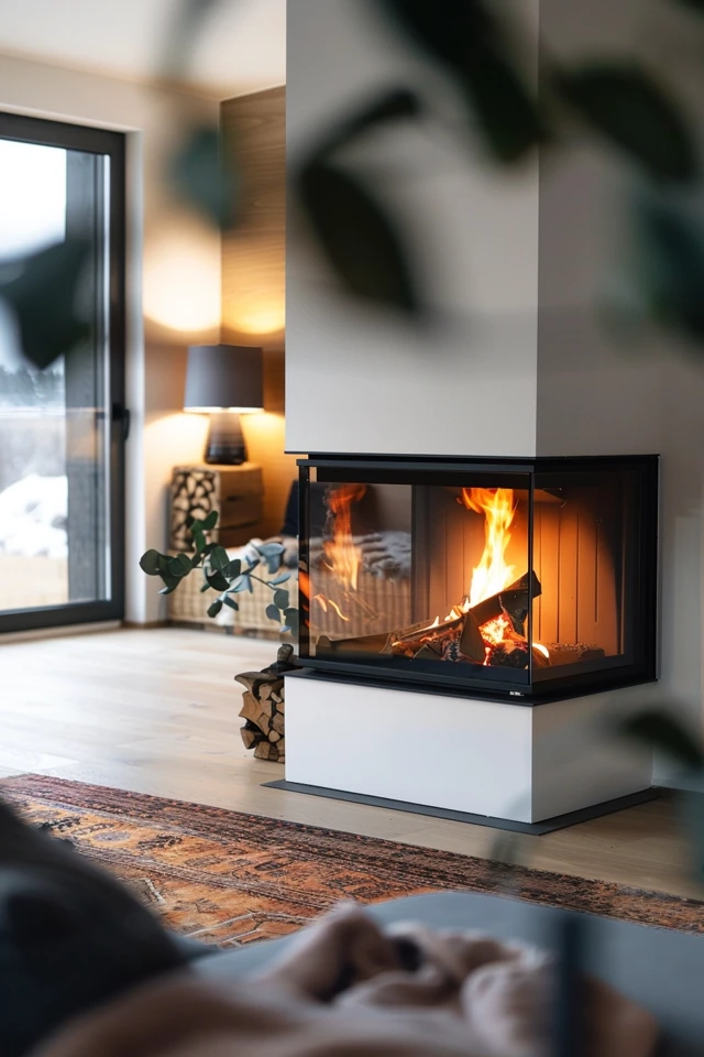Modern Electric Fireplace Designs for Small Living Rooms