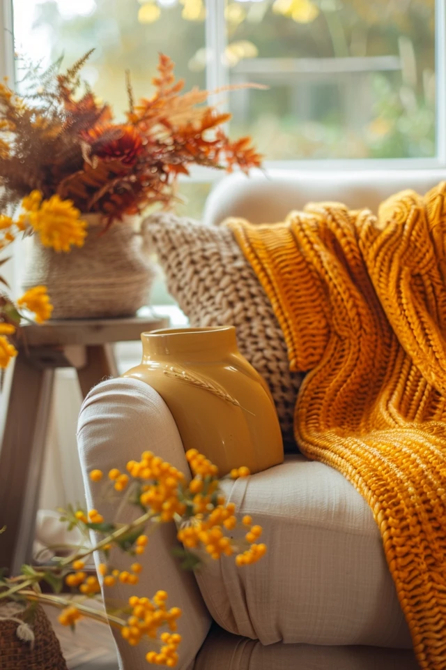 Creating a Cozy Atmosphere with Rugs, Blankets, and Pillows