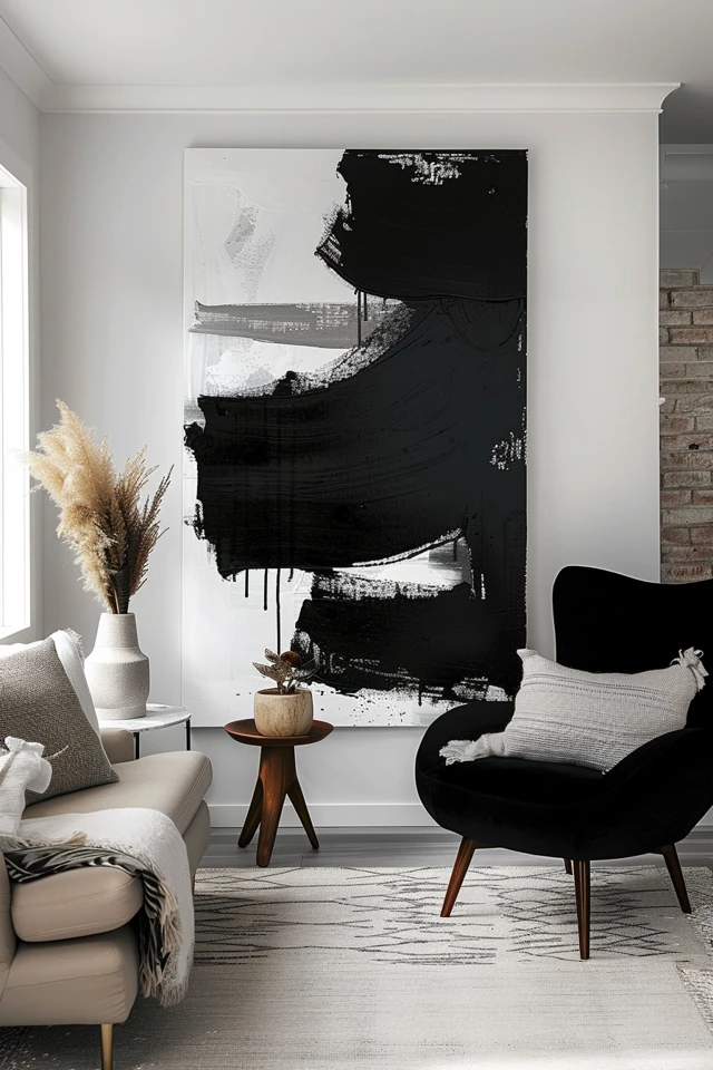 Black and White Painting Ideas for Artistic Flair