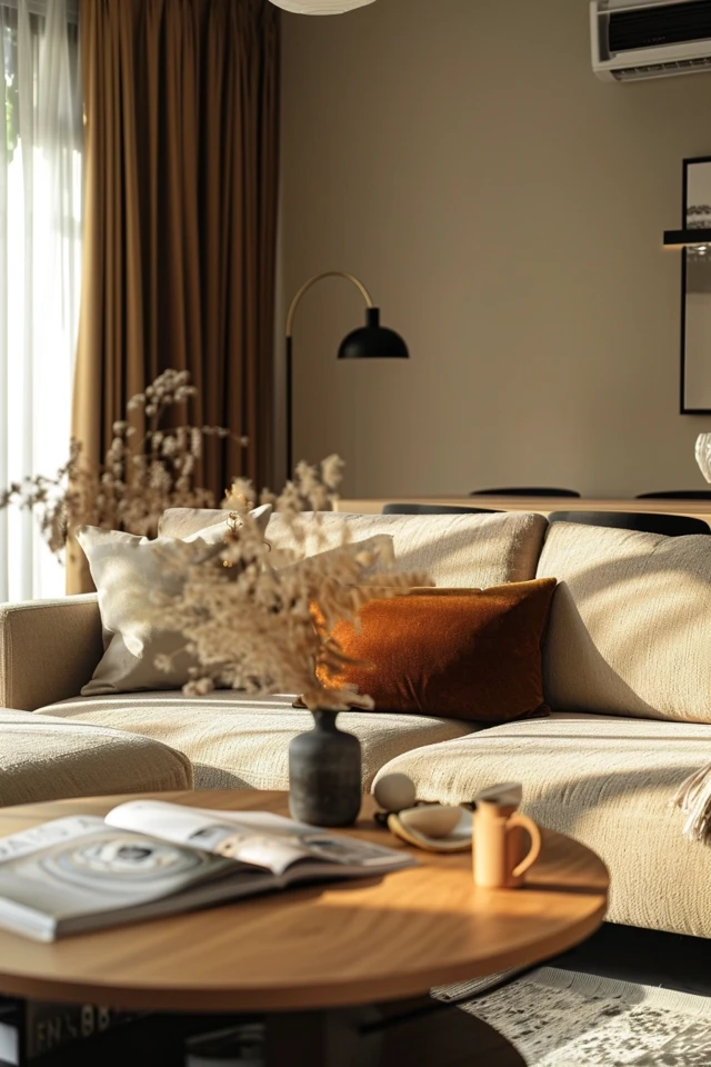 Furniture Arrangement for a Rectangular Living Room