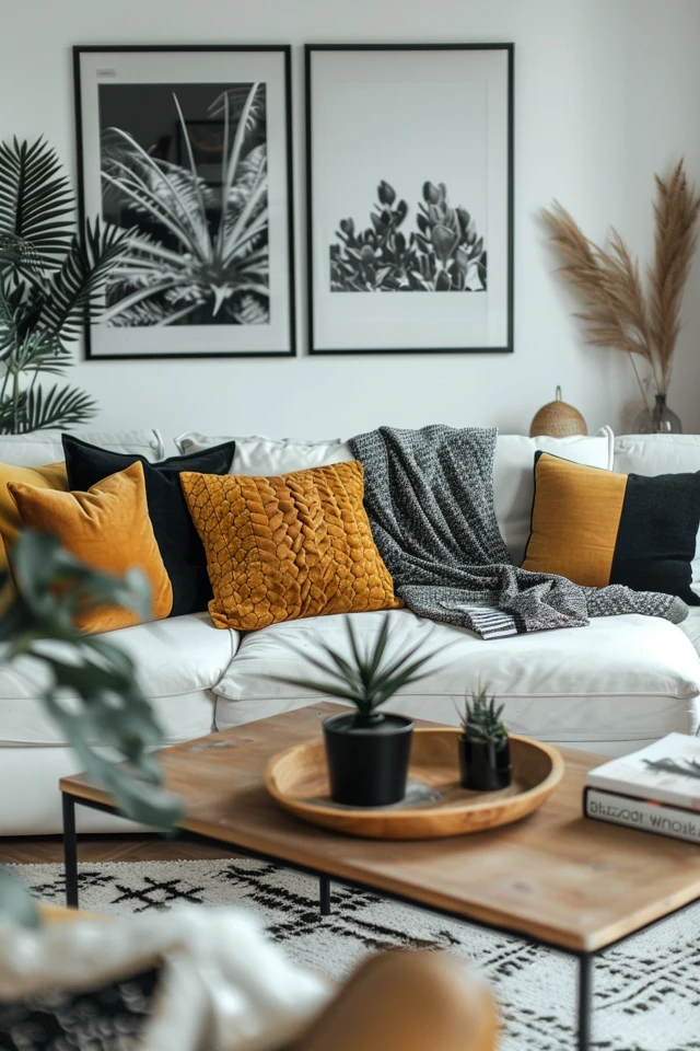 Swivel Chairs with High Golden Legs
