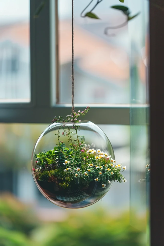 Unique Hanging Terrarium Designs and DIY Ideas.
