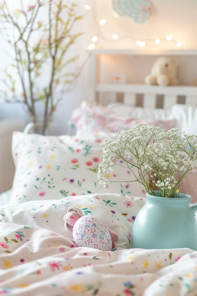 Showcase Easter-themed Decor