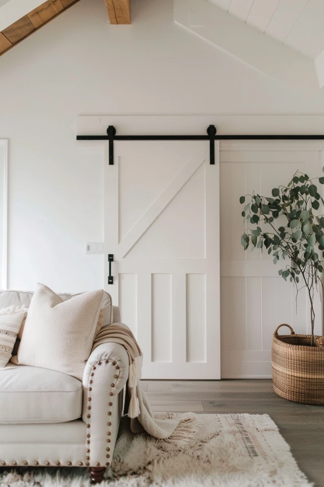 Farmhouse-Inspired Barn Door Trim Ideas