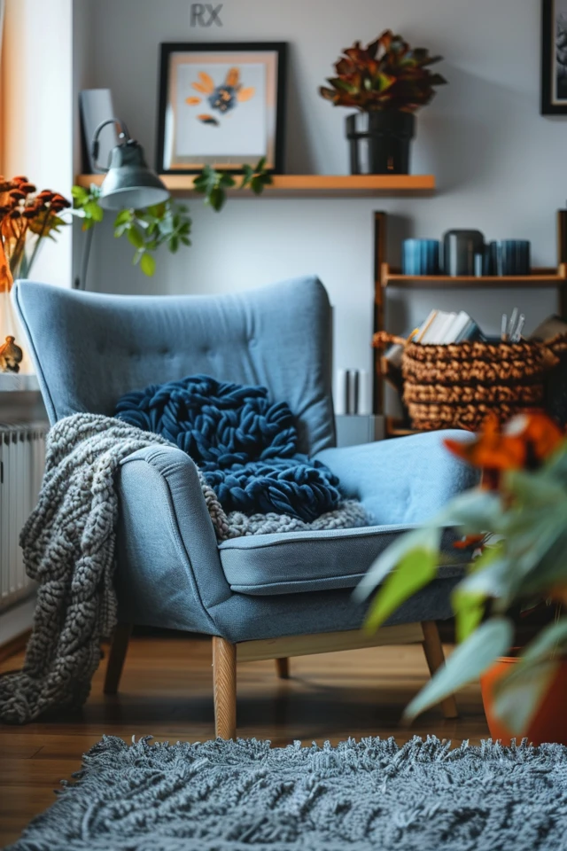 Chic Greyish Blue Bedroom Ideas to Inspire