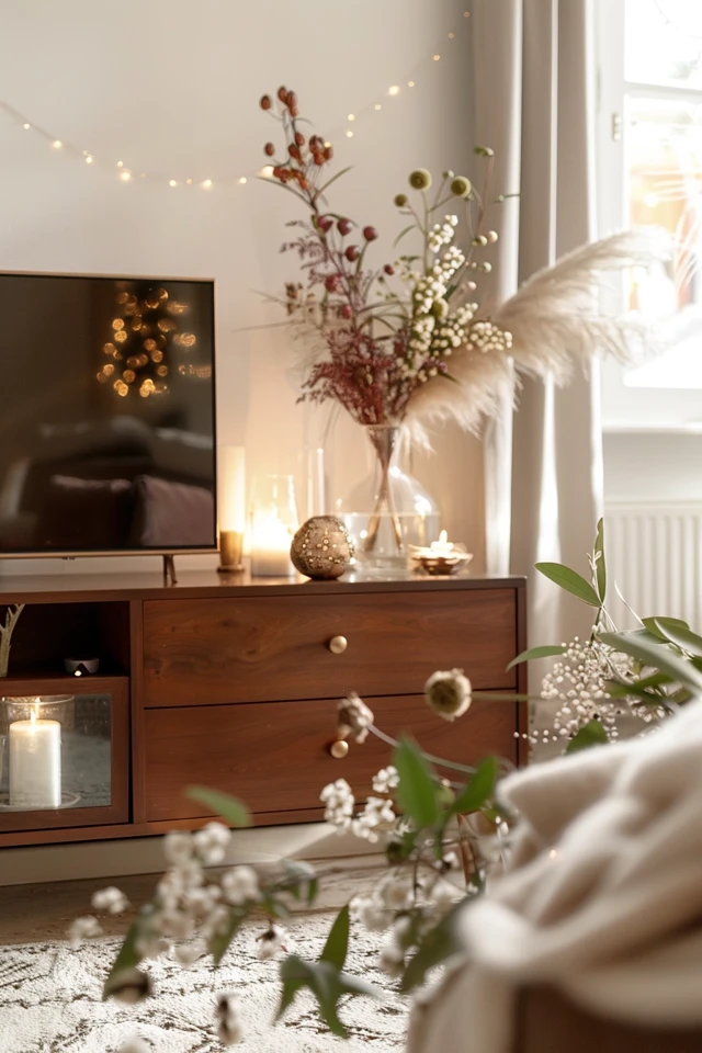 Winter TV Stands: Functional Decor