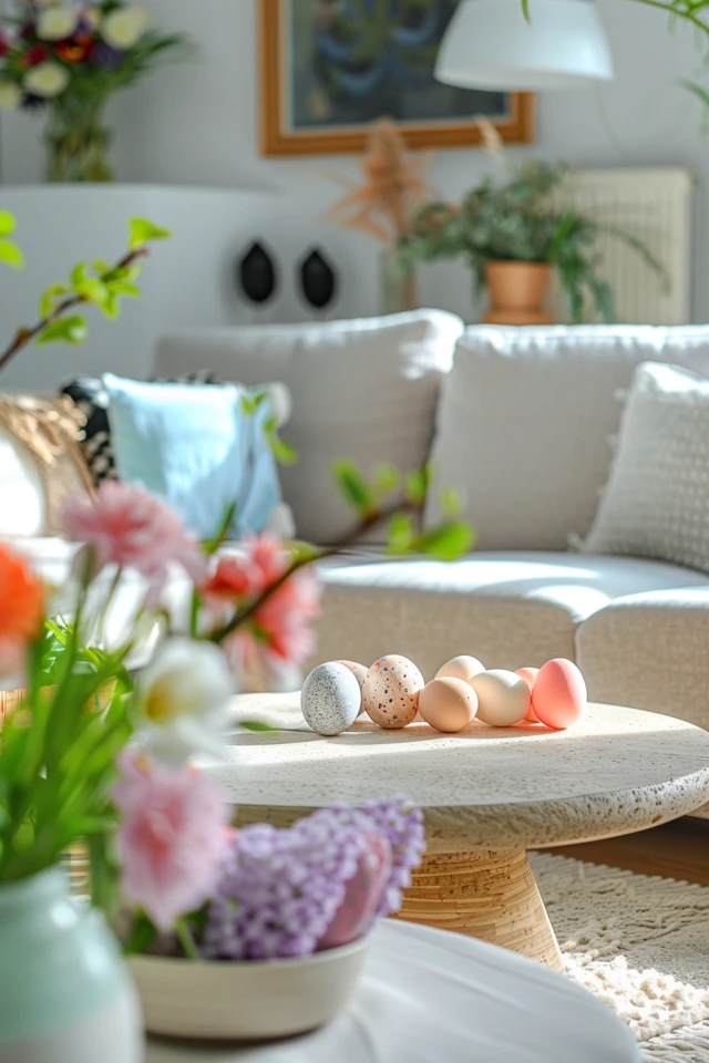 How to Use Vintage Neutral Easter Decorations for Easy Spring Styling