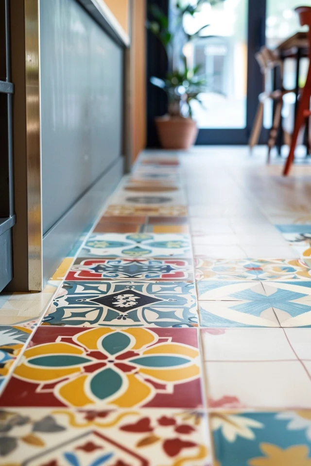 Floor Tile Border Ideas for Stylish Home Accents