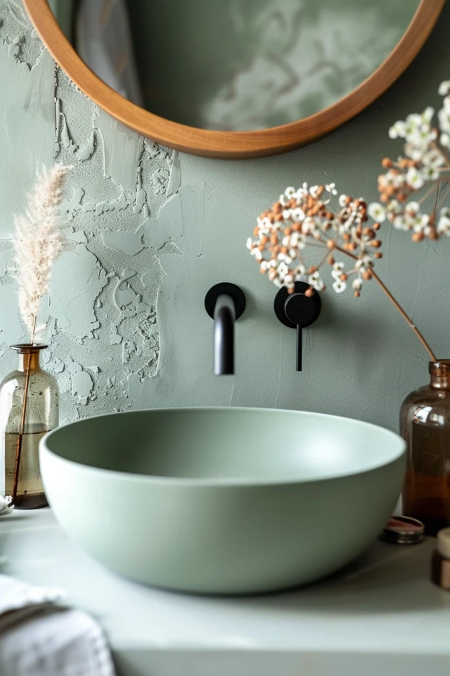 Styling Your Sage Green Bathroom with Accessories