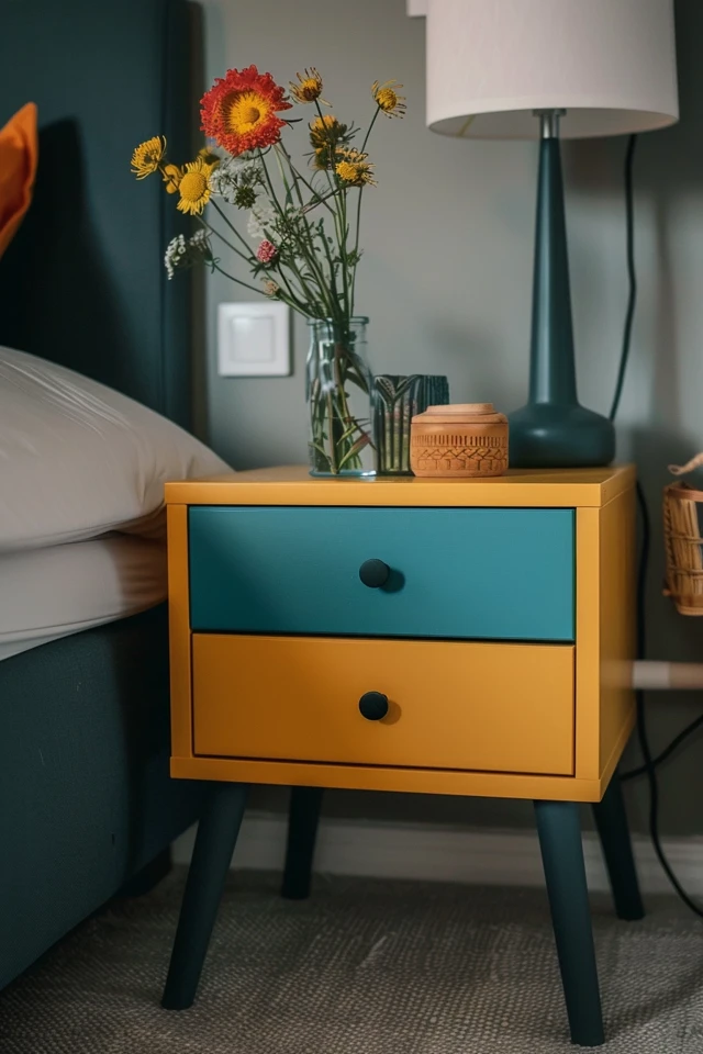 Creative Painting Night Stands Inspiration