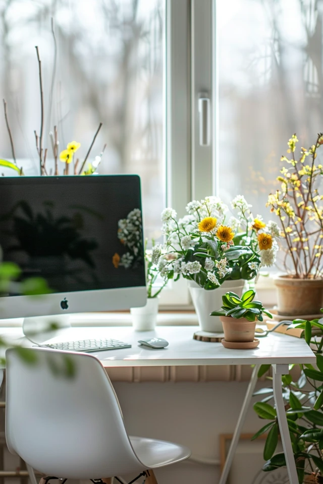 Spring Home Office: Stylish Productivity