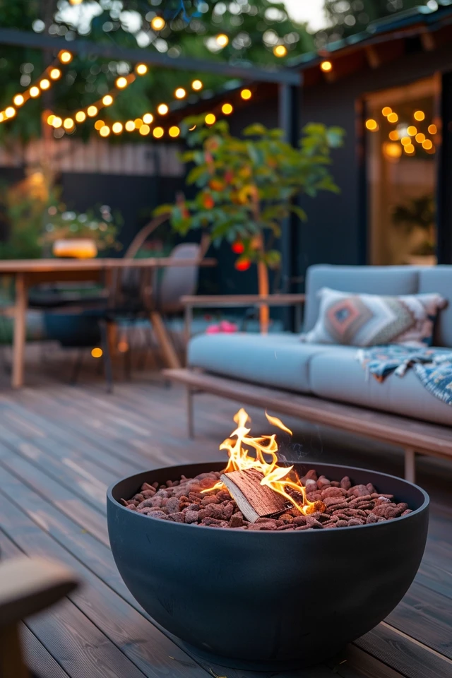 Opt for a Classic Round Firepit