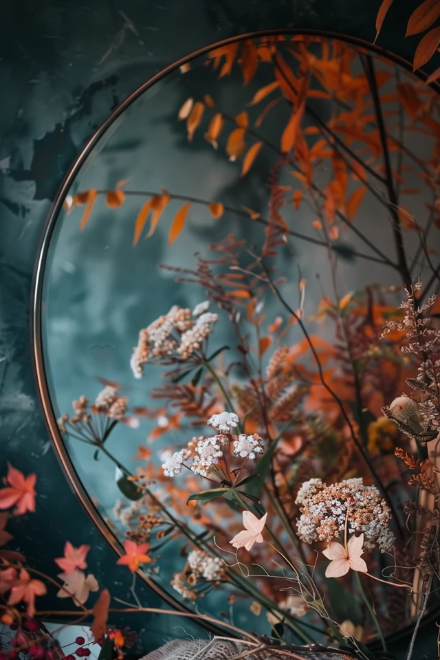 Autumn Mirrors: Stylish Reflections