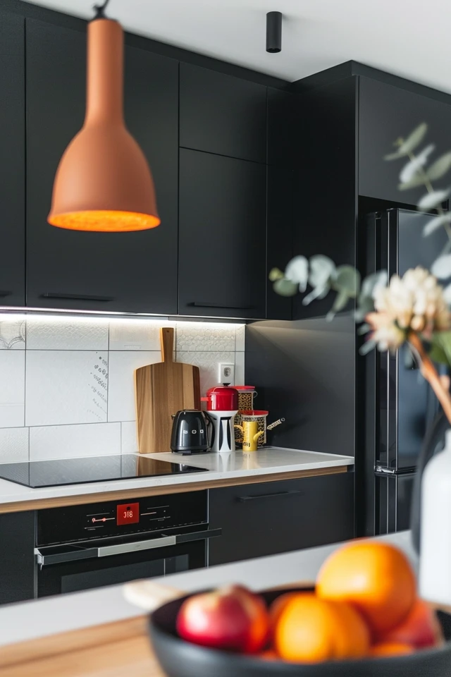 Sleek Black Appliances Kitchen Ideas & Tips