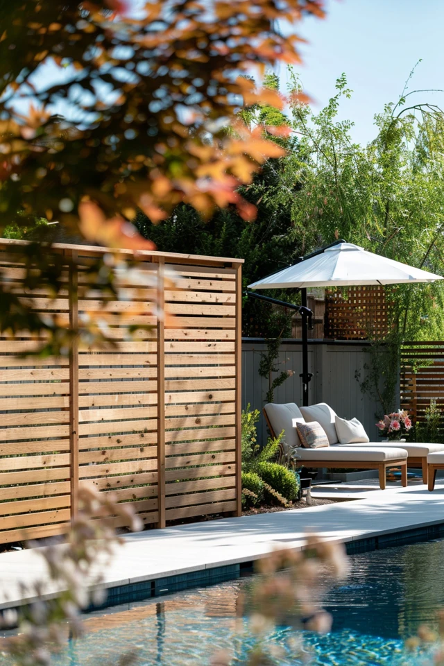 Glass and Other Material Pool Fence Ideas