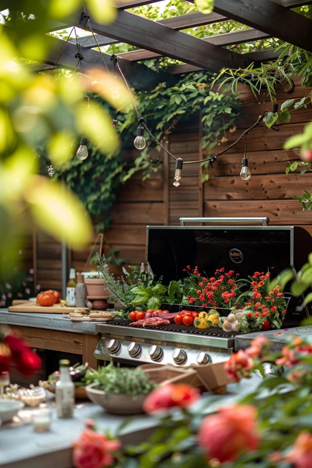 Outdoor Grill Backsplash Ideas for Stylish BBQs