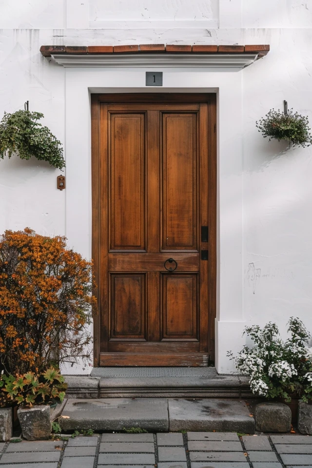 Enhancing Curb Appeal with Decorative Front Door Trim.