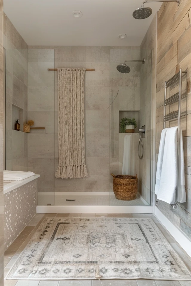 Rustic Shower Tile Ideas for a Cozy Bathroom