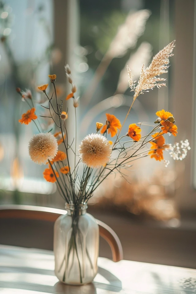 DIY Picture Holder Table Centerpiece