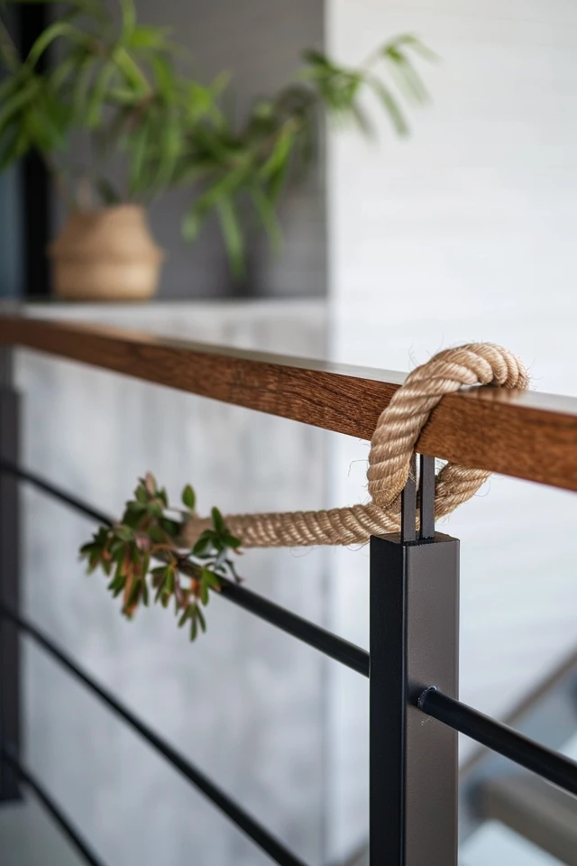 Creative DIY Rope Railing Designs