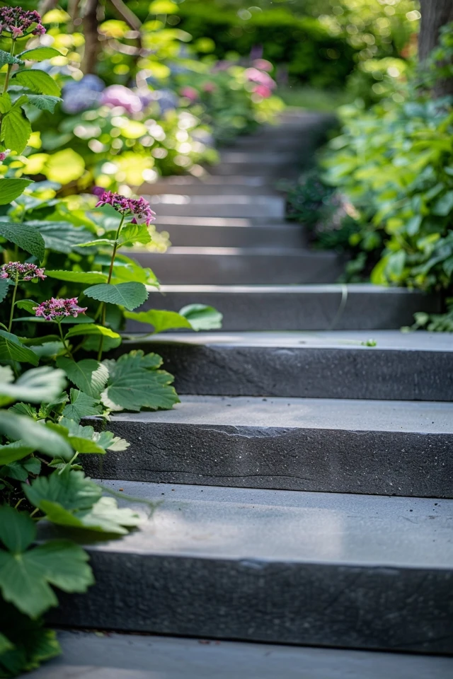 Creative Ideas for Garden Steps Designs