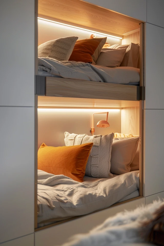 Smart Beds in Closet Ideas for Space Saving