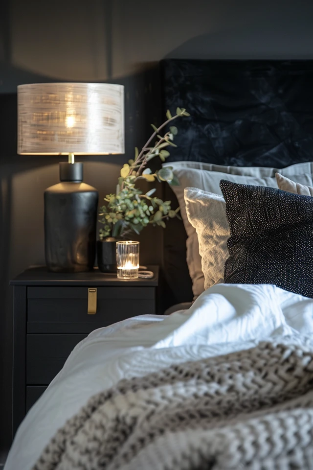 Stylish Black Bedroom Decor Ideas