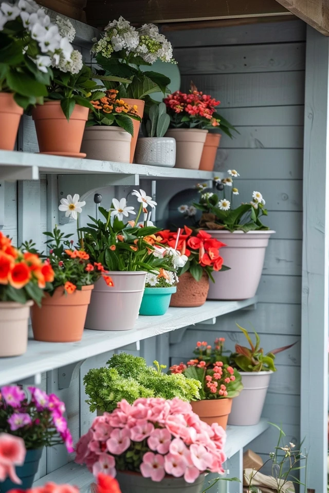 Creative Shelving Solutions for Shed Organization
