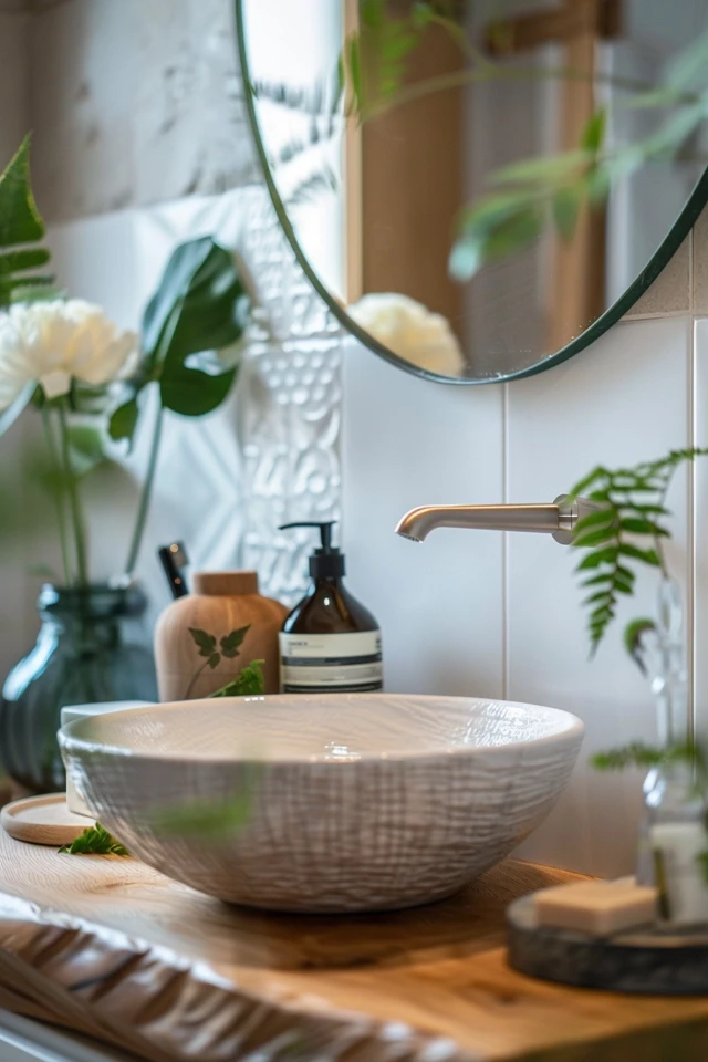 Trendy Vanity Side Splash Options