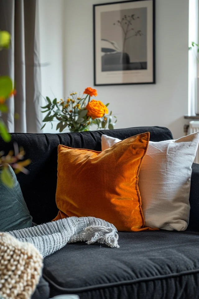 Stylish Black Couch Living Room Decor Tips
