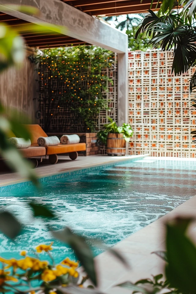 Refreshing Pool Wall Ideas for Your Oasis