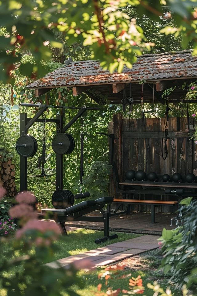 Backyard Gym Outdoor Gym Ideas for Fitness Lovers