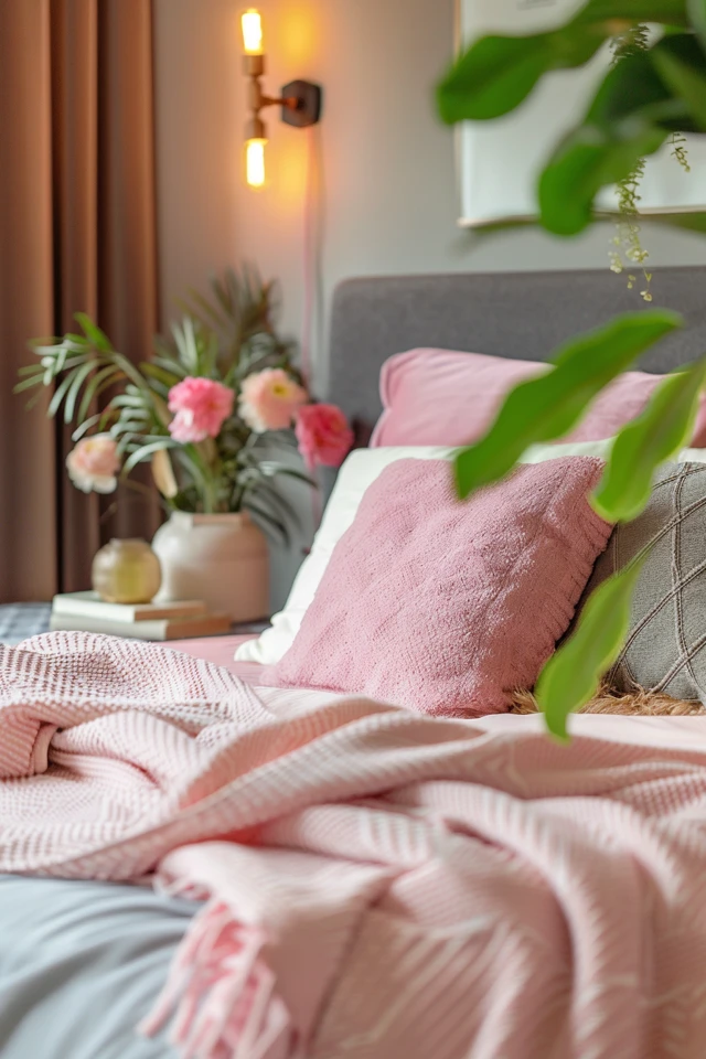Pink and Grey Dorm Room Ideas for Chic Spaces - photo 2
