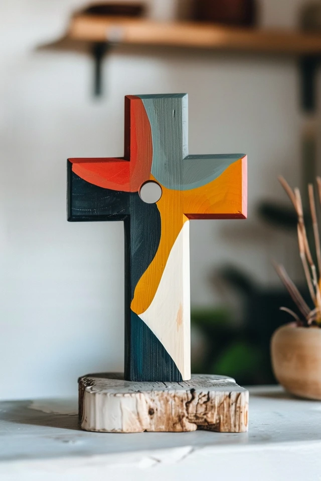 DIY Painted Wooden Cross Inspiration