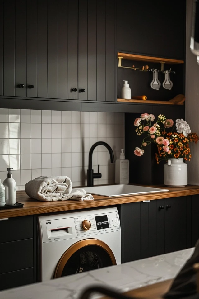 Transforming Your Space with Black and White Laundry Room Decor