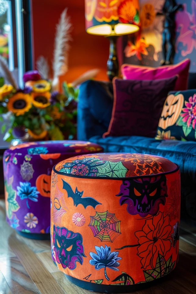 Create a Cozy and Inviting Atmosphere with Pumpkin Ottomans