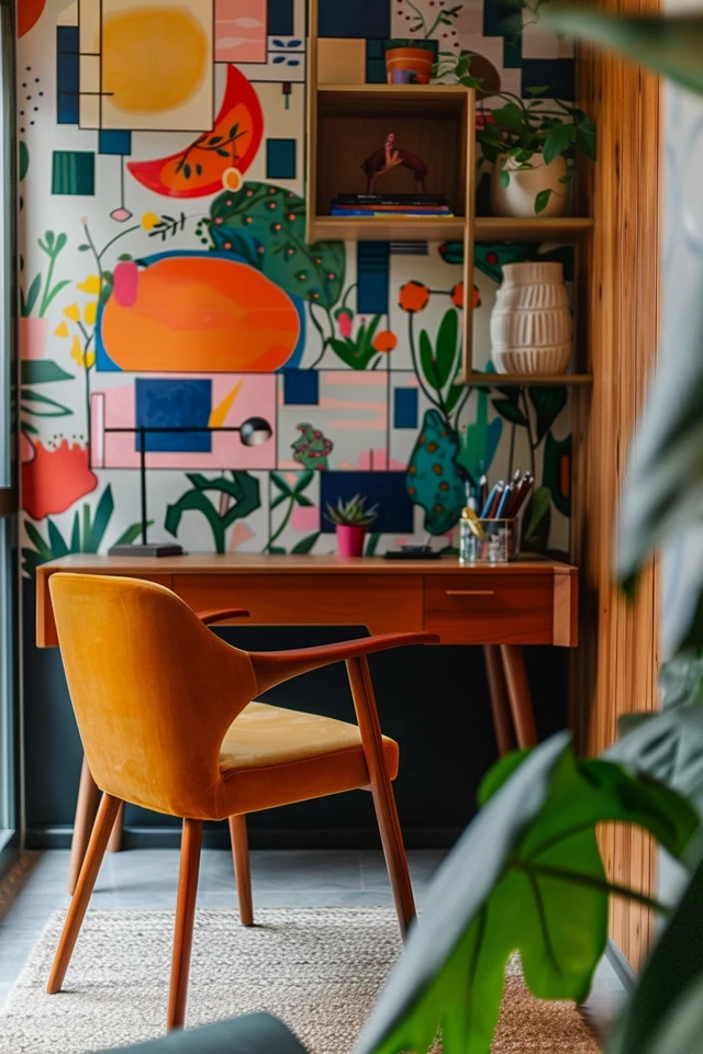 Modern Home Office Wallpaper Trends