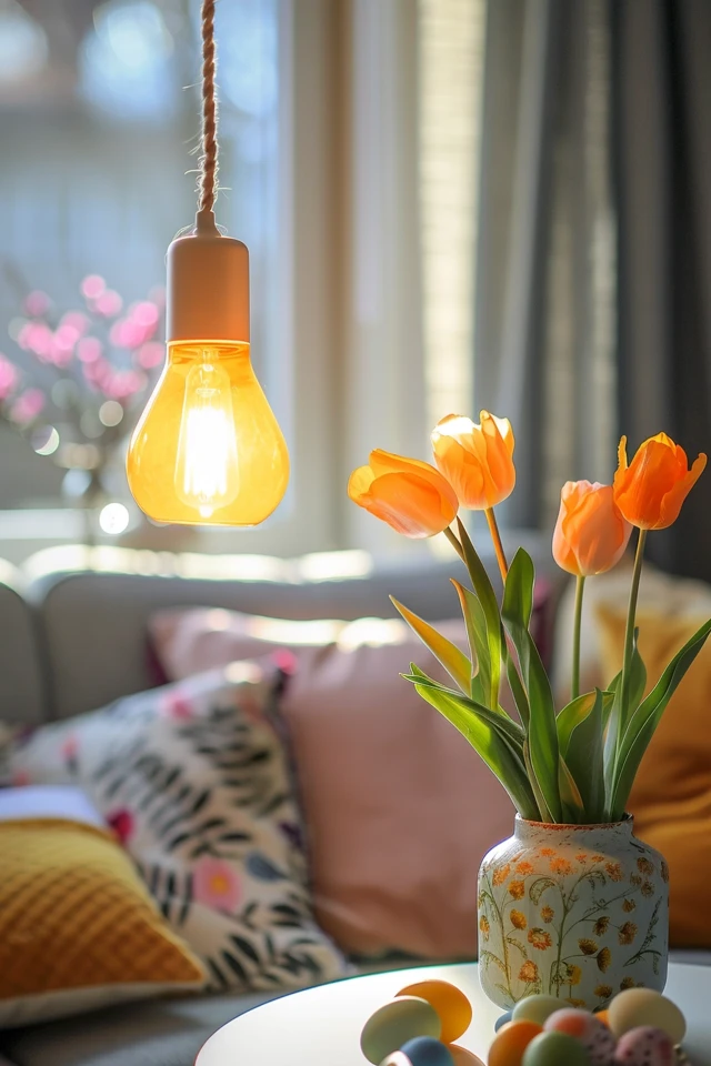 Bright and Colorful Lighting Ideas for Easter