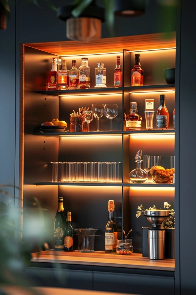 Classic Pub Feel Basement Bar Ideas