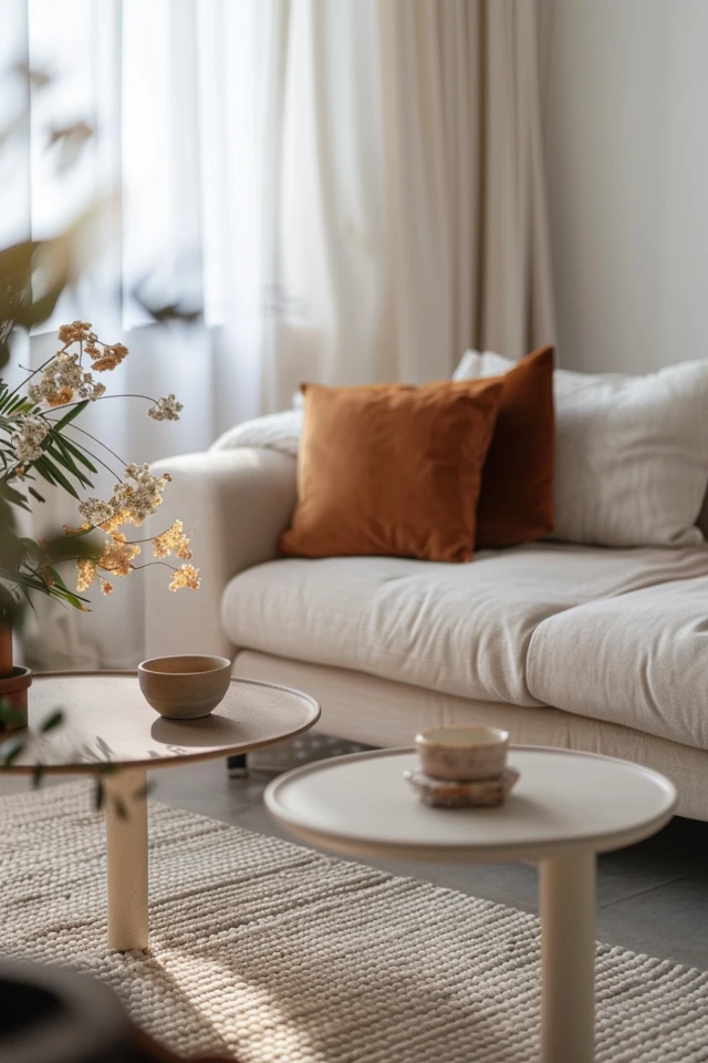 Cream & Brown Living Room Decor Tips
